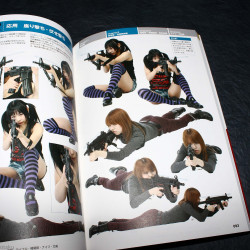 How to Draw Manga Book / Gun Pistol Rifle and Knife