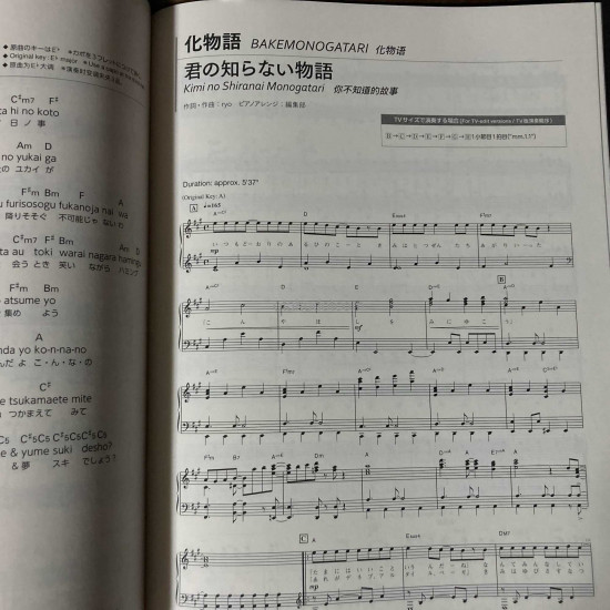 Piano Solo / Anison Piano 10 Golden Hits  BLUE  Youthful Days 