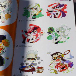 Splatoon Ikasu Artbook