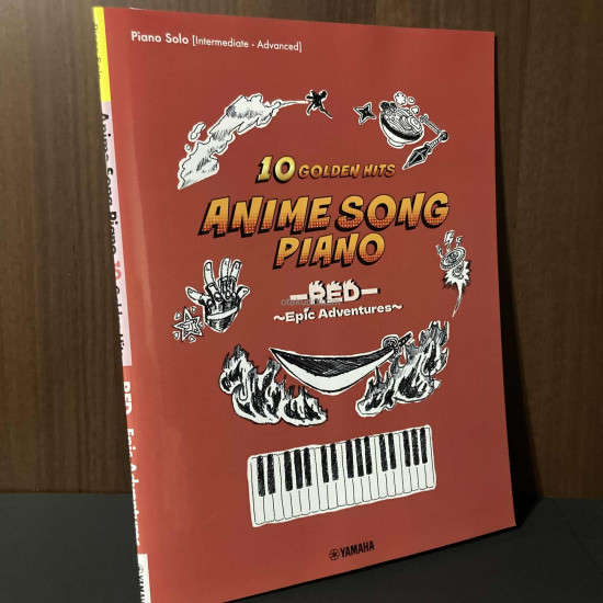10 GOLDEN HITS ANIME SONG PIANO - RED - Epic Adventures