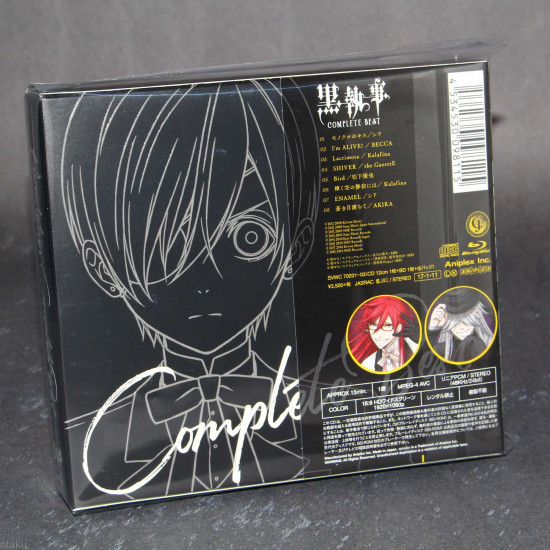 Black Butler / Kuroshitsuji - Complete Best CD and Blu-ray