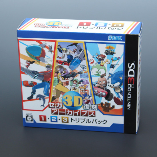 Sega 3d Fukkoku Archives 1 2 3 Triple Pack 3ds Japan