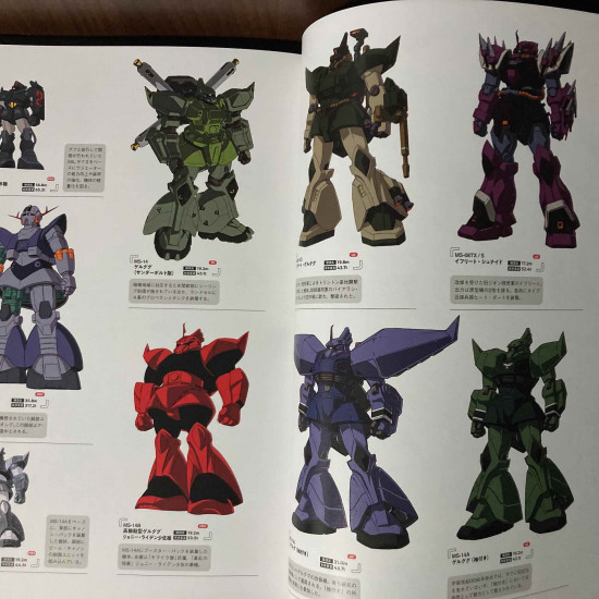 Gundam MS Encyclopedia Principality of Zeon MOBILE SUITS 2