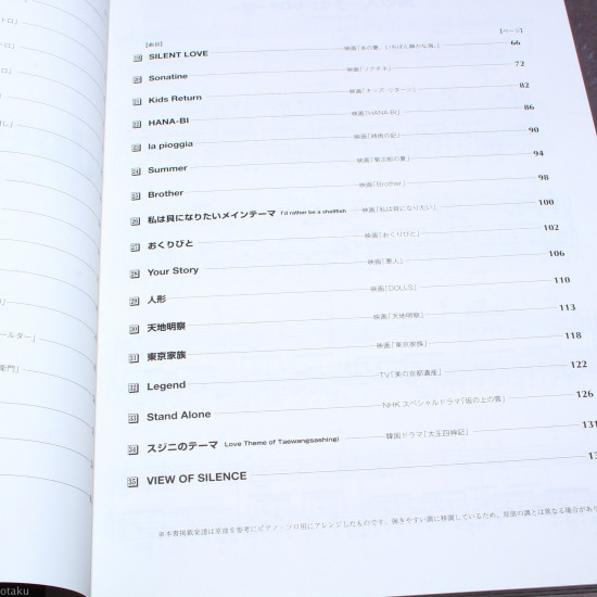 Joe Hisaishi Best Collection - Piano Solo Music Score Book