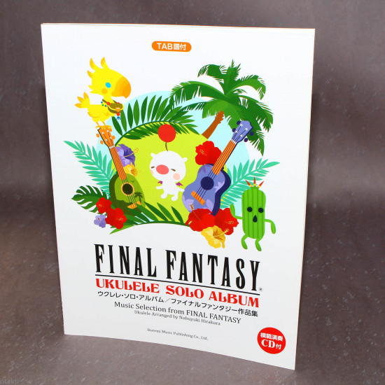 Final Fantasy - Ukulele Solo Album - Music Score with CD