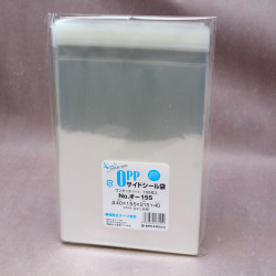 Clear OPP Plastic Sleeves - Sealable - For Books - 155 x 215 mm size