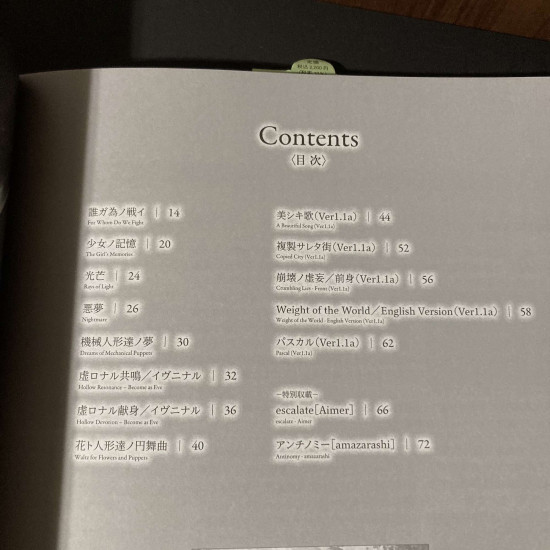 NieR:Automata Ver1.1a Piano Solo sheet Music score