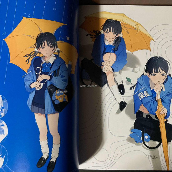 BLUE collage JNR Artworks Illustration Making