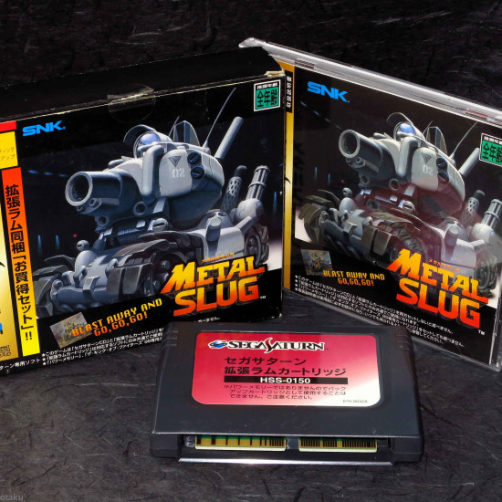 Metal Slug - Sega Saturn Japan - Game and Ram Cartridge