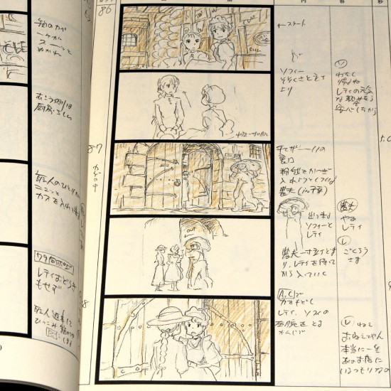 Howl's Moving Castle - Conte / Storyboard 