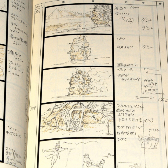 Howl's Moving Castle - Conte / Storyboard 