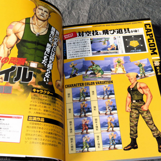 Capcom Vs SNK - Millenium Fight 2000 Pro Guide Book 