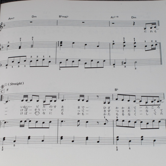 Blue Dragon Anime Game Piano Score 