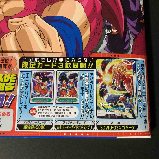 Dragon ball super divers 1st ANNIVERSARY SUPER GUIDE book