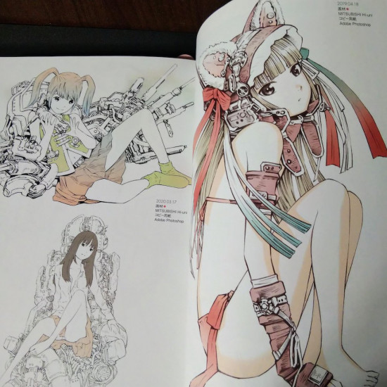Akihito Yoshitomi Character Sketch 10 Years Art Book  