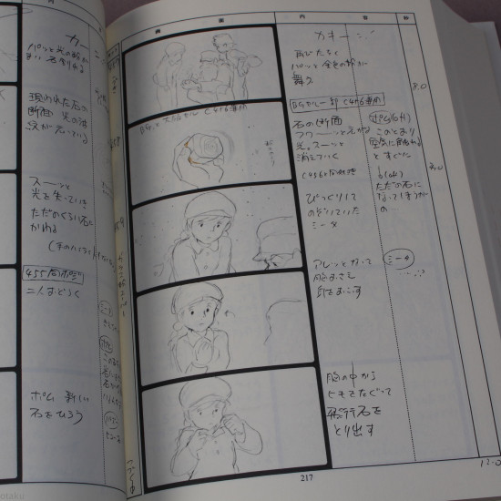 Laputa Storyboard / Conte Book 