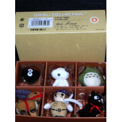 Ghibli Collection Set 2 - Set of 6 Mini Keychain Plush.