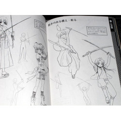 Japanese Style Weapon and Fight Pose Book