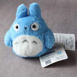 Totoro Blue Soft Toy Plush Otedama