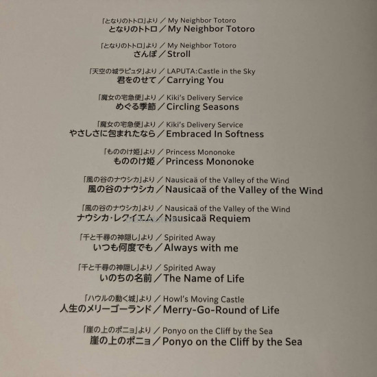 PIANO SOLO GHIBLI  MIYAZAKI ANIME Selection