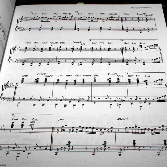Ryuichi Sakamoto Piano Solo CD Book - Piano Solo Score