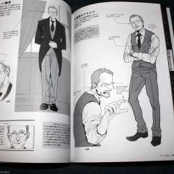 How to Draw Ojisan / Middle Age Men - Japan Art Book